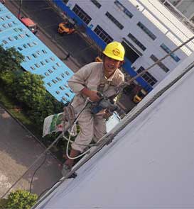 防水补漏之​房屋外墙渗水维修